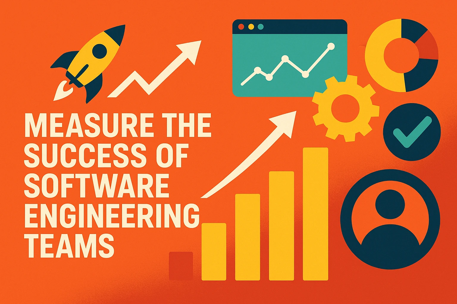 Engineering team success metrics across productivity and delivery, quality and reliability, team health and growth, and business and customer impact